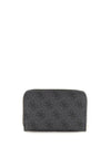 Guess Laurel SLG Logo Print Wallet, Charcoal Grey