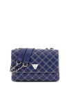 Guess Cruise Vibe Quilted Convertible Crossbody Bag, Navy & White
