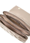Guess Deesa Patent Mini Crossbody Bag, Taupe