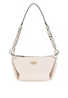 Guess Eco Evaine Top Zip Shoulder Bag, Stone