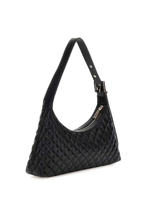 Guess Eco Rianee Quilted Shoulder Bag, Black