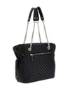 Guess Eco Rianee Quilted Tote Bag, Black