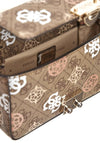 Guess Eliette Peony 4G Logo Mini Crossbody Bag, Latte