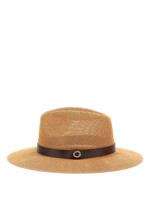 Guess Raffia Fedora Hat, Beige
