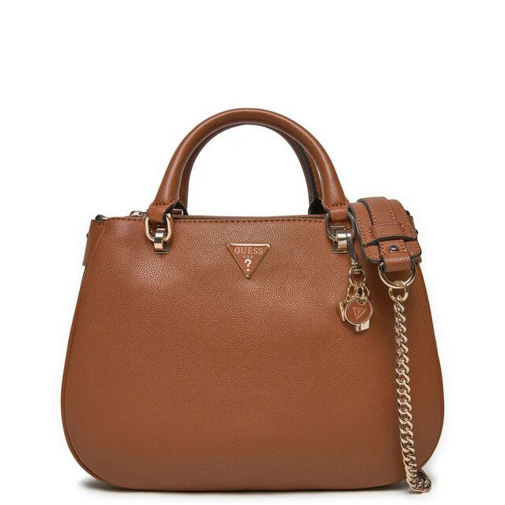 Guess Fedora Satchel Crossbody Bag, Cognac McElhinneys