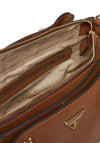 Guess Fedora Satchel Crossbody Bag, Cognac