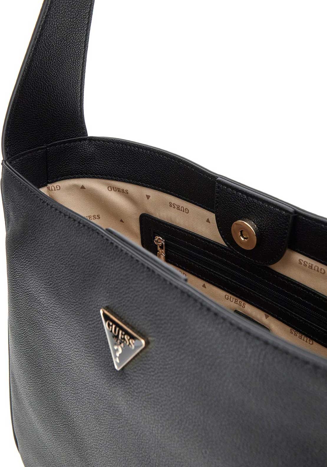 Guess Fedora Hobo Shoulder Bag, Black