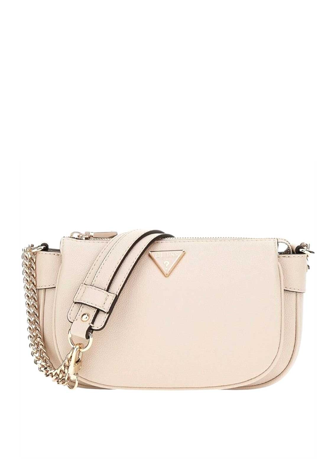 Guess Fedora Chain Strap Shoulder Bag, Cream