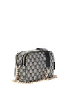 Guess G Wave Logo Crossbody Bag, Black