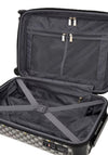 Guess Wilder Logo 18” 8-Wheeler Spinner Cabin Suitcase, Black