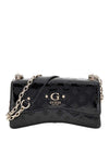 Guess Gerty 4G Logo Embossed Crossbody Bag, Black