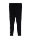 Guess Older Girl Glitter Logo Legging, Black
