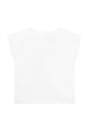 Guess Girl Logo Stretch Short Sleeve Tee, White