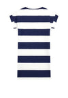 Guess Girl Striped Short Sleeve Dress, Navy Multi