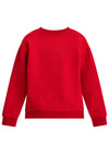 Guess Girls Embellished Long Sleeve Sweater, Red
