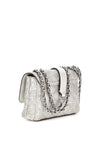 Guess Giully II Metallic Convertible Crossbody Bag, Silver