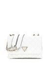 Guess Giully Quilted Crossbody Bag, White