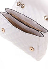 Guess Giully Quilted Crossbody Bag, White