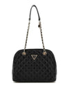 Guess Giully Quilted Dome Shoulder Bag, Black