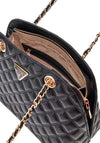 Guess Giully Quilted Dome Shoulder Bag, Black