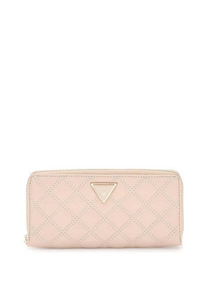 Guess Giully SLG Quilted Wallet, Light Beige