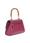 Guess Stephi Bamboo Handle Grab Bag, Boysenberry