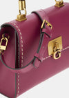 Guess Stephi Bamboo Handle Grab Bag, Boysenberry