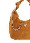 Guess Isotta Suede Hobo Grab Bag, Tan