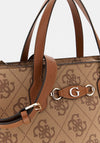 Guess Izzy Logo Tote Bag, Brown