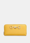 Guess Janie SLG Large Zip Around Wallet, Yellow