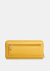 Guess Janie SLG Large Zip Around Wallet, Yellow