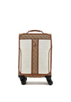 Guess Kerima 20” 8-Wheeler Spinner Suitcase, Natural Latte Logo