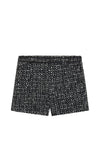 Guess Older Girl Tweed Shorts, Black