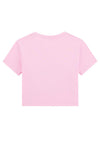 Guess Older Girl Cherry Short Sleeve Crop Tee, Pink