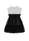 Guess Older Girl Tulle T-shirt Dress, Black