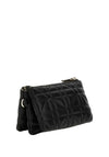 Guess Latona Quilted Mini Crossbody Bag, Black