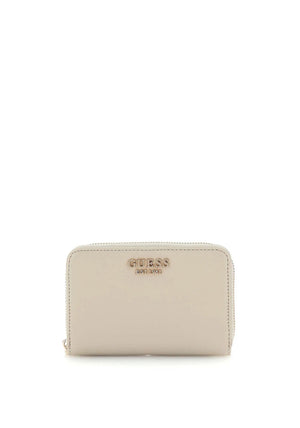 Guess Laurel SLG Zipped Medium Wallet, Taupe