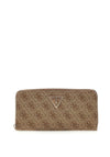 Guess Laurel SLG Logo Large Wallet, Brown