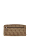 Guess Laurel SLG Logo Large Wallet, Brown