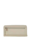 Guess Laurel SLG Zip Around Wallet, Bone