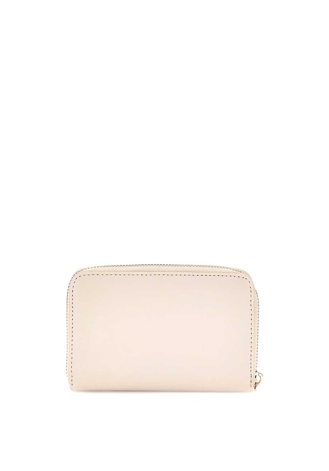 Guess Laurel SLG Zipped Medium Wallet, Bone