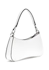 Guess Liona Saffiano Mini Shoulder Bag, White