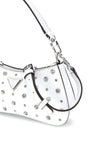 Guess Liona Saffiano Mini Shoulder Bag, White