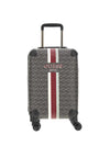 Guess Wilder G Cube 18” 8-Wheeler Spinner Cabin Suitcase, Charcoal Grey
