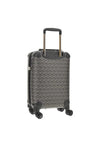 Guess Wilder G Cube 18” 8-Wheeler Spinner Cabin Suitcase, Charcoal Grey