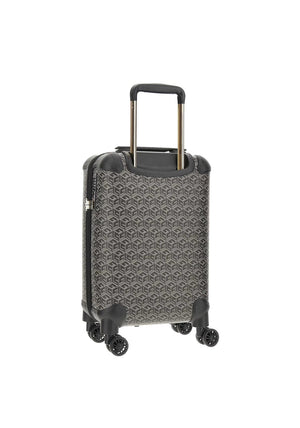 Guess Wilder G Cube 18” 8-Wheeler Spinner Cabin Suitcase, Charcoal Grey