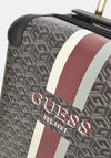 Guess Wilder G Cube 18” 8-Wheeler Spinner Cabin Suitcase, Charcoal Grey