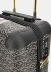 Guess Wilder G Cube 18” 8-Wheeler Spinner Cabin Suitcase, Charcoal Grey