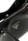 Guess Meridian Satchel Bag, Black