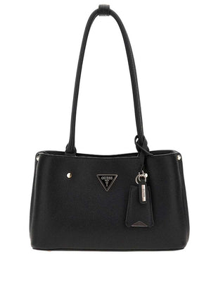 Guess Meridian Satchel Bag, Black